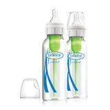 Dr. Browns Anti-Colic flespakket met glazen fles met smalle hals Options+ 2x250 ml