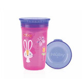 Pahar Stop Picatura 360 grade, Wonder Cup 6luni+, 300 ml, Nuby