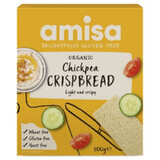 Glutenvrij Kikkererwten knäckebröd, 100 g, Amisa