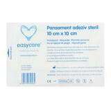 Pansament adeziv steril cu tampon absorbant, 10x10 cm, EasyCare