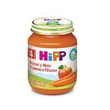 Biologische appel- en wortelpuree, 125 g, Hipp