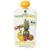 Purea biologica di mele, banane, ananas e cocco, 100 g, Erdbar