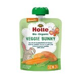 Puree van wortel, zoete aardappel en erwten, 100 g, Holle