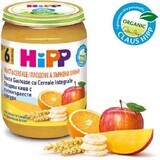 Smakelijke vruchtenpuree met volkoren granen, +6 maanden, 190 g, Hipp