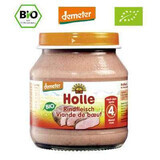 Eco beef puree, +4 months, 125 g, Holle Baby Food