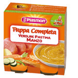 Menu puree met rundvlees, groenten en pasta, +6 maanden, 190 gr, Plasmon