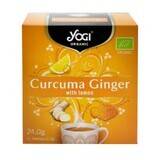 Infusion Bio Curcuma, Gingembre & Citron, 12 sachets, Yogi Tea