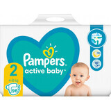 Windeln Active Baby Nr. 2, 4-8kg, 96 Stück, Pampers