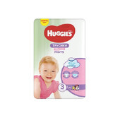 Pannolino Soft Comfort Pantaloni Ragazza No. 3, 6-11 kg, 44 pezzi, Huggies