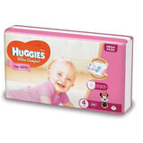 Pañales Ultra Confort Niña No. 4, 8- 14 Kg, 66 piezas, Huggies