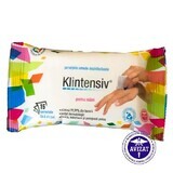 Lingettes désinfectantes pour les mains, 15 pièces, Klintensiv