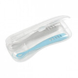 Set di 2 cucchiai in silicone, blu, B913468, Beaba