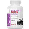 Silymarin Milk Thistle, 1400 mg, 100 capsules, Bronson