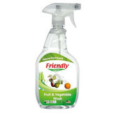 Biologische spray voor het wassen van groenten en fruit, 650 ml, Friendly Organic