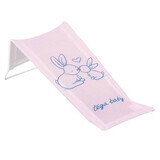 Badstandaard met metalen frame en zachte stoffen bekleding, Pink Rabbit, Tega Baby