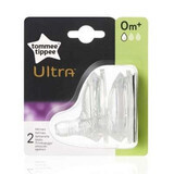 Tétine Ultra Slow Flow, +0 mois, Tommee Tippee