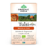 Tulsi Masala Chai Ontspannend en Regenererend, 18 builtjes, biologisch India