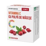 Vitamine C avec pulpe de macis, 30 comprimés, Parapharm
