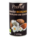 Biologische kokosbloemsuiker, 270 gr, Pronat