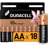 Batterijen Basic AA, 18 stuks, Duracell