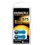 HA ZA675 hoortoestelbatterijen, 6 stuks, Duracell