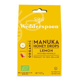 Bomboane ecologice cu miere de manuka, lamaie si propolis, 120 g, Wedderspoon