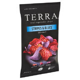 Stripes & Blues chips au sel de mer, 110 g, Terra