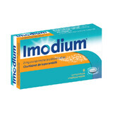 Imodium 2 mg, 6 orodispergeerbare tabletten, Johnson &amp; Johnson