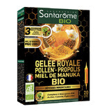 Matcha Laptisor Propolis Manuka Pollen Biologisch, 20 flesjes, Santarome