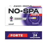 No-Spa Forte, 80 mg, 24 compresse, Sanofi