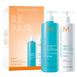 Pack shampoing et après-shampoing Duo Repair, 500+500 ml, Moroccanoil