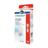 Sterigrap Master-Aid patch de suture de plaie, 32 x 8 mm, 10 pièces, Pietrasanta Pharma