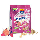 Porridge Eco aux figues et aux framboises sans sucre, 375g, Isola Bio