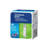 Tests de glycémie Contour Plus, 50 pièces, Ascensia Diabetes Care