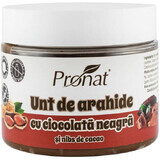 Beurre de cacahuète au chocolat noir et grué de cacao, 300g, Pronat