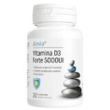 Vitamine D3 Forte 5000IU, 30 comprimés, Alevia
