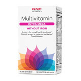 Multivitamine Ultra Mega zonder ijzer voor vrouwen (202621), 180 tabletten, GNC