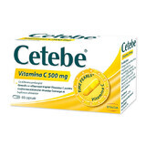 Cetebe Vitamine C, 500 mg, 60 gélules, Stada
