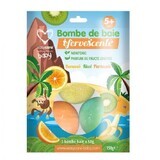 Bombe de bain effervescente, 3 pièces, +5 ans, EasyCare