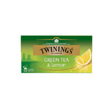 Groene thee met citroensmaak, 25 builtjes, Twinings