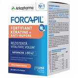 Forcapil Fortifiant Kératine +, 60 gélules végétales, Arkopharma