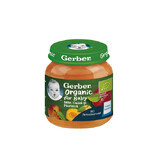 Bio Apfel-, Pfirsich- und Aprikosenpüree, 125 gr, Gerber