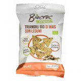 Snack triangolare con mais e verdure senza glutine, 20 gr, Fior Di Loto