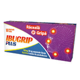 Ibugrip Plus 200 mg / 30 mg x 10 comprimés pelliculés.