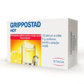 Grippostad Hot, 600 mg/plaat, 10 sachets, Stada