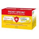Urinaal Akut 10 tabletten + Cetebe Vit C 500 mg 30 capsules, Walmark