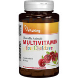 Multivitamine met mineralen voor kinderen 90 kauwtabletten, Vitaking 
