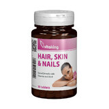 Complément naturel pour les cheveux, la peau et les ongles 30 cpr, Vitaking 