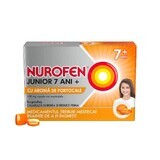 Nurofen Junior 7+ sinaasappel 100mg x 24cps.moi, Reckitt