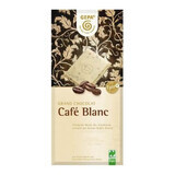 Biologische witte chocolade met koffie Cafe Blanc, 100 g, Gepa